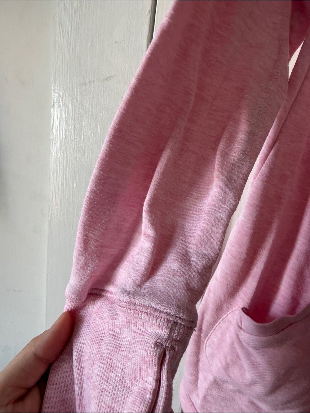 Cuddl Duds Light Pink Open-Front Hooded Cardigan - Picture 4 of 10
